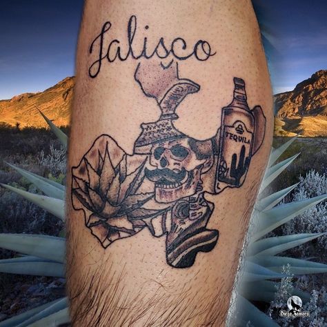 Mexico Tattoo Men, Jalisco Tattoo Ideas, Zacatecas Tattoo, Jalisco Tattoo, Inside Bicep Tattoo, Mexico Tattoo, State Tattoos, Mexican Tattoo, Mexican Art Tattoos