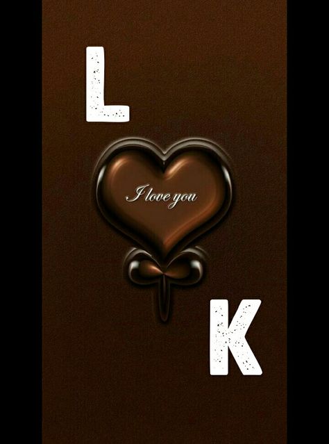 L k letter K Love You, Couple Matching Wallpaper Aesthetic, K Letter Images, K Letter, L Names, L Tattoo, L Wallpaper, Letter Images, Initials Logo Design