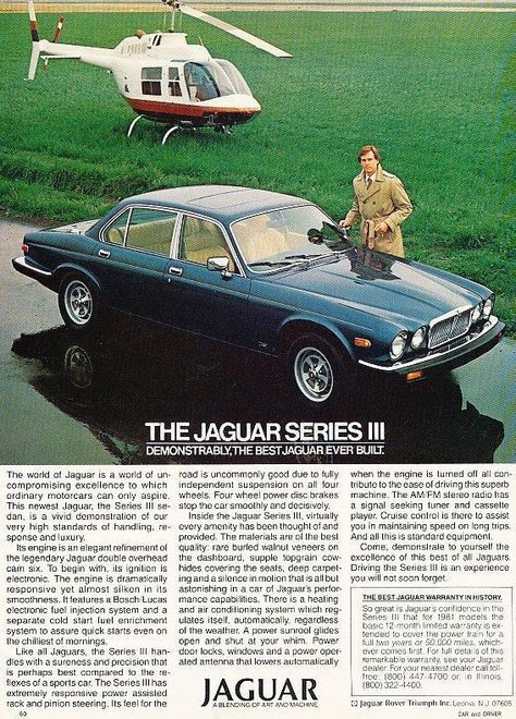 Jaguar Daimler, Vintage Advertising Art, Jaguar Cars, Automotive Marketing, Jaguar Land Rover, Best Classic Cars, Jaguar Xj, Jaguar Car, Car Advertising