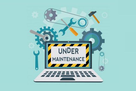 The Complete WordPress Website Maintenance Guide – 51  Effective Tips [Infographic] Seo Audit, Maintenance Checklist, Background Design Vector, Website Maintenance, High Maintenance, Under Maintenance, Wix Website, Wordpress Website, Website Development