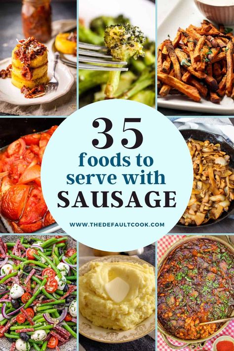 Sides Dishes For Sausage, What To Serve With Italian Sausage, What To Cook With Sausage Dinners, What To Eat With Sausage, Sausage And Peppers Side Dish, Side For Sausage And Peppers, Sausage And Peppers Sides, Side Dishes With Sausage, Side Dish For Sausage