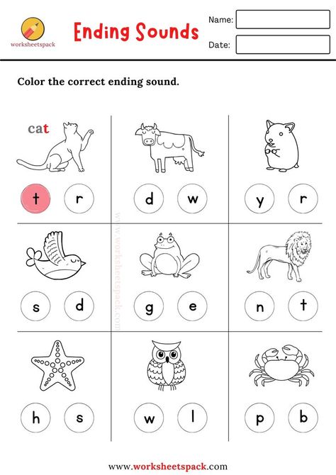 Free ending sounds worksheets. Ending Sounds Worksheets, Beginning Sounds Kindergarten, Alphabet Chart Printable, Free Kindergarten Printables, Phonics Worksheets Free, Ending Sounds, Beginning Sounds Worksheets, Kindergarten Phonics Worksheets, Alphabet Sounds