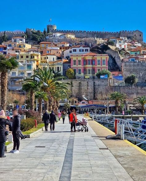 kavala-greece Kavala Greece, Building Aesthetic, Travel Board, Athens Greece, Greece Travel, Countries Of The World, Athens, Beautiful Nature, Istanbul