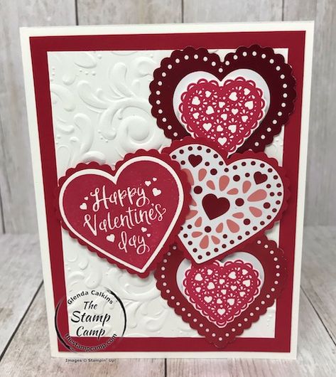 The Heartfelt Bundle is the perfect stamp set and punches for Valentine's Day Cards create them quick and easily with this bundle. Details on my blog here: https://wp.me/p59VWq-aJi #stampinup #valentinesday #thestampcamp #heartfelt Heart Dp, Stampin Up Valentine Cards, Valentine Card Crafts, Valentines Day Cards Handmade, Valentine Love Cards, Valentine Cards Handmade, Valentine Greeting Cards, Valentine's Day Cards, Handmade Valentine