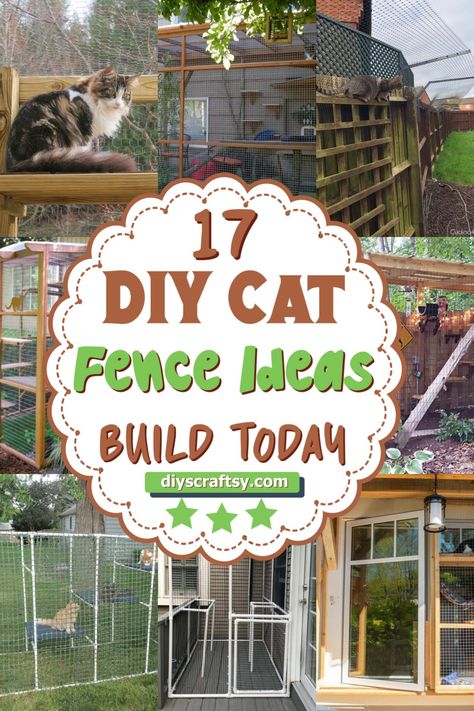 17 DIY Cat Fence Ideas You Can Build Today Diy Cat Playpen, Cat Proof Fence Diy, Diy Indoor Cat Enclosure, Cat Enclosure Outdoor Diy, Cat Runs Outdoor, Diy Catios For Cats Outside, Diy Cat Fence, Catios Diy, Feline Enrichment