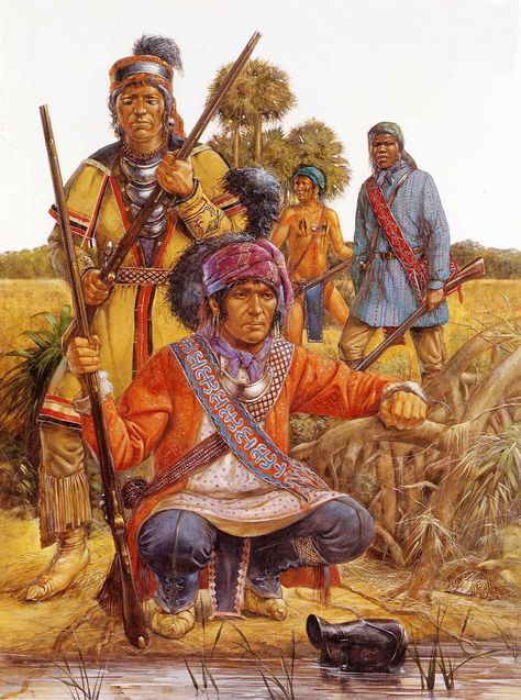 Southeastern Native Americans Seminole Clothing, Seminole Wars, American Indian Wars, Seminole Indians, Code Talker, Woodland Indians, Osprey Publishing, Indian Wars, American Military History