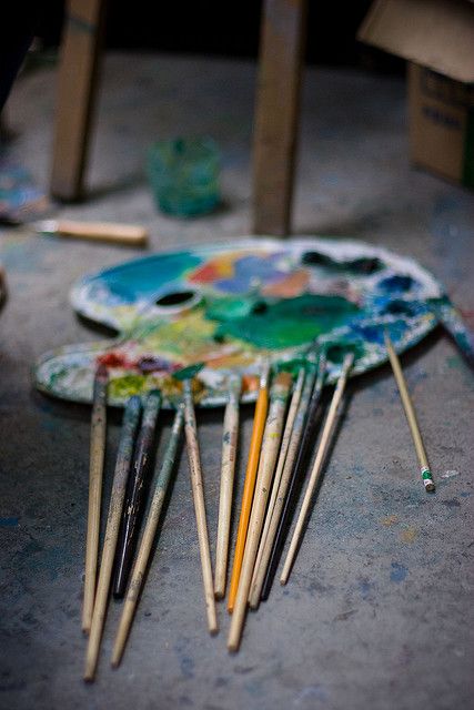 la palette de l'artiste Painting Ideas For Beginners, Canvas Painting Ideas, Artist Palette, Easy Canvas Painting, Artist Aesthetic, Acrylic Painting For Beginners, Beginner Painting, Art Tools, Acrylic Painting Canvas