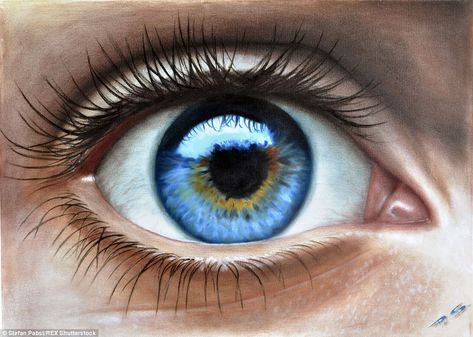 First look: After school, Mr Pabst, aged 15, moved to Germany where he joined a youth grou... Realistic Eye Drawing, Eye Expressions, Eyes Artwork, Realistic Eye, Human Drawing, Eye Painting, Eye Photography, 3d Painting, 3d Drawings