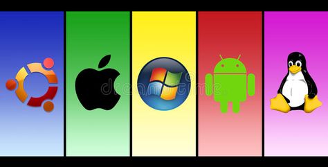 Most popular operating systems. Logos of the most popular operating systems on a , #Sponsored, #systems, #operating, #popular, #background, #colored #ad Cartoon Boy, Colored Background, Photography Illustration, Stock Photography Free, Background Illustration, Operating System, Tim Burton, Google Chrome Logo