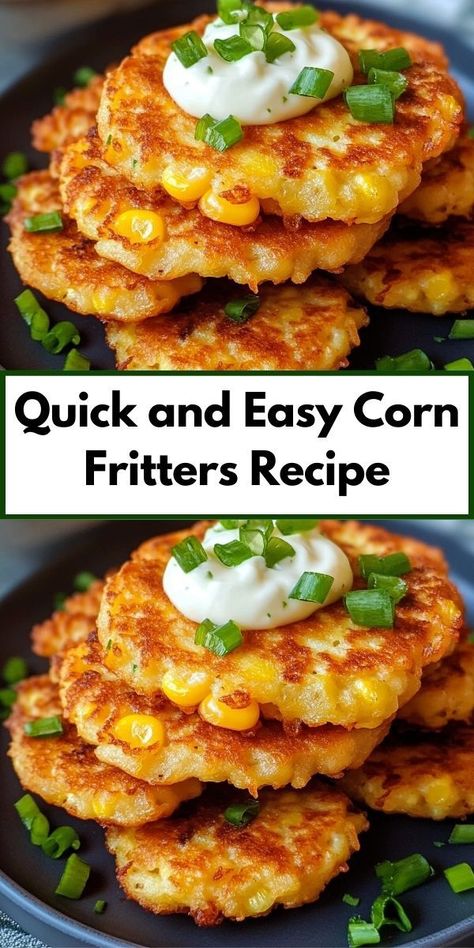 Love corn fritters? Try our Quick and Easy Corn Fritters Recipe! Perfect for breakfast or dinner, this recipe offers healthy and easy breakfast ideas. Discover delicious corn fritter recipes and enjoy breakfast for dinner ideas! Cheesy Corn Fritters, Breakfast For Dinner Ideas, Top Breakfast Recipes, Corn Fritters Recipe, Corn Fritter, Corn Fritter Recipes, Easy Corn, Cheesy Corn, Fritters Recipe