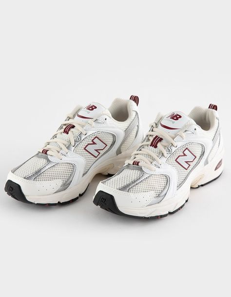 New Balance 530 Shoes. With A Classic 2000s' Running-Inspired Design, This All-Purpose Women's Shoe Is Built For Everyday Wear. Leather, Suede And Textile Uppers. Cushy Insole. Lace Up Closure. Abzorb Midsole. Imported. Womens Chunky Sneakers, Mom Tennis Shoes, Fall Casual Shoes For Women, Women’s Athletic Shoes, Chunky New Balance Sneakers, Comfortable Walking Sneakers, Future Astetic, Women’s New Balance, Womens Sneakers 2024