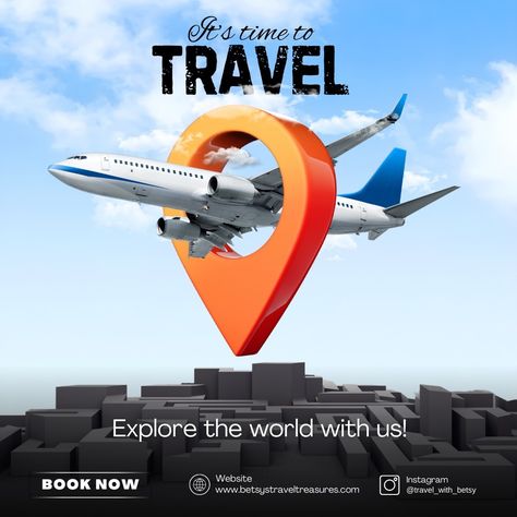 🌍 Adventure is just a flight away! ✈️ The world is full of incredible destinations waiting to be explored, and we’re here to help make your dream trip a reality. Whether you're chasing sunsets, seeking culture, or craving adventure, we've got the perfect getaway for you! 💼✨ Ready to embark on your next journey? 🌎 Tap the BOOK NOW button and let’s get started! 🧳💙 🌐 www.betsytraveltreasures.com 📸 Follow: @travel_with_betsy #TimeToTravel #ExploreWithBetsy #AdventureAwaits #TravelTheWorld #Wan... First Class Flights, International Flight, Book Cheap Flights, Booking Flights, Service Trip, Travel Packages, Travel Deals, Travel Goals, Travel Agent