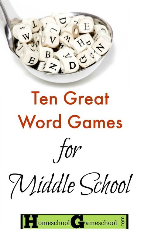 Word Games for Middle Schoolers ages 10-15 Games For Middle Schoolers, Homeschool Spelling, Homeschool Games, Homeschool Middle School, Middle School Literacy, English Ideas, Writing Games, Middle School Language Arts, Middle School Reading