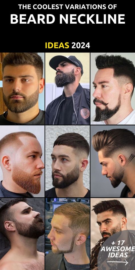 Step into the new year with confidence and style, thanks to our Beard Neckline 2024 insights. Explore 17 Beard Neckline Ideas for 2024, featuring the secrets to a well-groomed beard. Learn the art of the perfect trim, shaping, and proper beard neckline style selection. Transform your appearance and discover the ideal beard look that suits your personality. Beard Neckline, Neckline Ideas, Neckline Styles, Well Groomed Beard, Clean Beard, Older Mens Fashion, Beard Game, Man Dressing Style, Short Beard