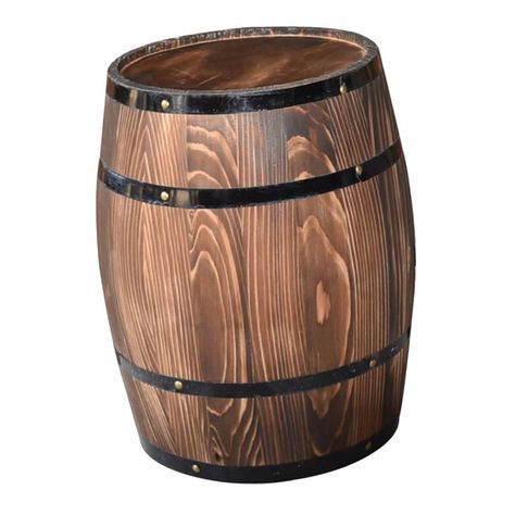 Wine Barrel Decor, Landscaping Decor, Bucket Planters, Barrel Decor, Barrel Bar, Beer Barrel, Barrel Planter, Wooden Barrel, Oak Barrel