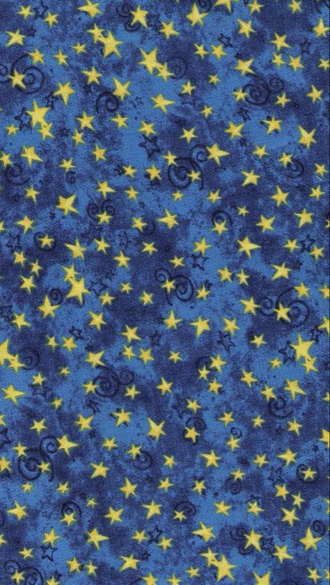 Moon Fabric, Galaxy Fabric, Fabric Yellow, Yellow Moon, Blue Galaxy, Phone Wallpaper Patterns, Star Wallpaper, Gold Moon, Moon And Stars