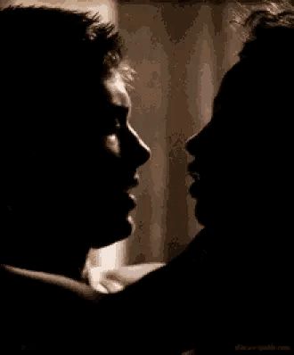 Couple Tv Watching, Intense Romantic Scenes, Dean Winchester Kiss Gif, Spicey Romantic Scene, The Look Of Love In His Eyes, Movies Couple Aesthetic, Deep Kiss Reference, Dean Winchester Kiss, Dark Romance Movies