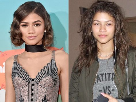 Here's what celebrities look like without makeup Zendaya No Makeup, Aishwarya Rai Without Makeup, Popular Celebrities, Keri Russell, Fancy Clothes, Instagram Ladies, Katie Couric, Celebrities Before And After, Celebrity Style Red Carpet