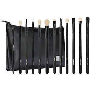 Eye Obsessed 12-Piece Brush Collection - Morphe | Sephora Morphe Makeup Brushes, Makeup Morphe, Eyeshadow Brush Set, Morphe Makeup, Brow Brush, Concealer Brush, Eye Brushes, Brush Kit, Eyeshadow Brushes