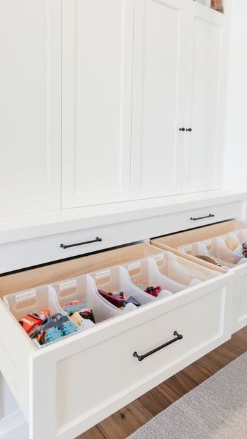 Built In Toy Storage Play Areas, Hidden Playroom Storage, Playroom Builtins Storage, Finished Basement Toy Storage, Playroom Ideas With Storage, Cabinet Toy Storage, Toy Storage Drawers, Built In Toy Storage For Living Room, Living Room Hidden Toy Storage