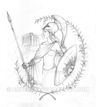 A couple of days ago i was reading some bedtime stories to my little brother,they were about the Greek gods and i was surprised that despite being greek and named after one i had never drawn any my... Athena Goddess Art Drawing, Athena Drawing Greek Mythology, Athena Art Drawing, Athena Goddess Drawing, Athena Sketch, Goddess Drawings, Athena Drawing, Branch Sketch, Olive Tree Tattoos