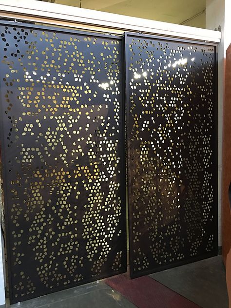 Perforated Metal Gate Design, Perforated Gate Design, Perforated Metal Gate, Perforated Metal Fence, Perforated Fence, Metal Screen Panels, Perforated Metal Facade, Metal Panels Facade, Perforated Facade