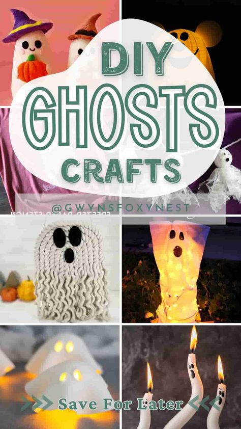 Get inspired by these creative DIY Halloween ghost ideas to add a spooky touch to your Halloween decorations. Learn how to make your own ghostly creations and make your Halloween parties unforgettable. How To Make Ghosts For Outside, Halloween Steam Activities, Halloween Christmas Tree Ideas, Steam Projects For Kids, Ghost Ideas, Ghost Mold, Wire Ghosts, Diy Halloween Ghosts, Halloween Christmas Tree