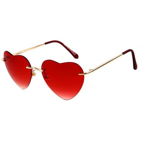 Dream Accessories, Funky Glasses, Woman Sunglasses, Heart Shaped Glasses, Metal Frame Glasses, Heart Glasses, Harry Styles Concert, Protection Glasses, Red Glasses