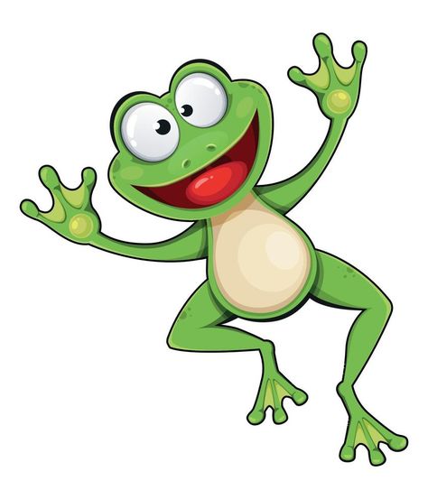 Frog cartoon character. Funny frog Funny Frog Pictures, Frosch Illustration, Frog Eyes, Eyes Cartoon, Frog Cartoon, Cartoon Frog, Frog Theme, Frog Wallpaper, Frog Illustration