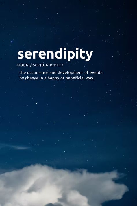 #serendipity #seratonin #aesthetic #night #clouds #sky #dictionary #vocabulary #words #beautiful Serendipity Meaning Aesthetic, Serendipity Aesthetic, Serendipity Meaning, Serendipity Quotes, Portfolio Website Inspiration, Night Clouds, Words Beautiful, Self Inspirational Quotes, Quotes Thoughts