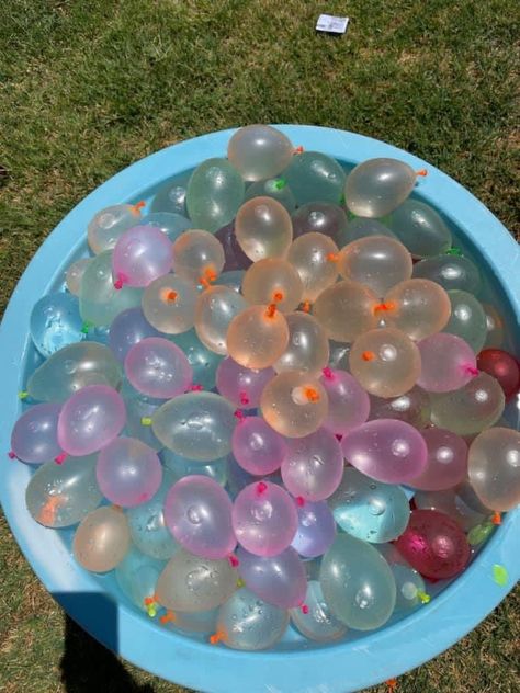 Birthday Parties, Party Ideas, Summer Bucket Lists, Cleaning Chart, Water Balloons, Detailed Image, Pool Party, Summer Vibes, Balloons