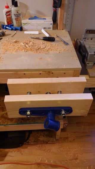 Cabinet Maker's Vise Installation : 15 Steps (with Pictures) - Instructables Incline Bench Press, Workbench Plan, Woodworking Tools List, Woodworking Tools For Sale, Woodworking Vise, Used Woodworking Tools, Incline Bench, Woodworking Books, Rockler Woodworking