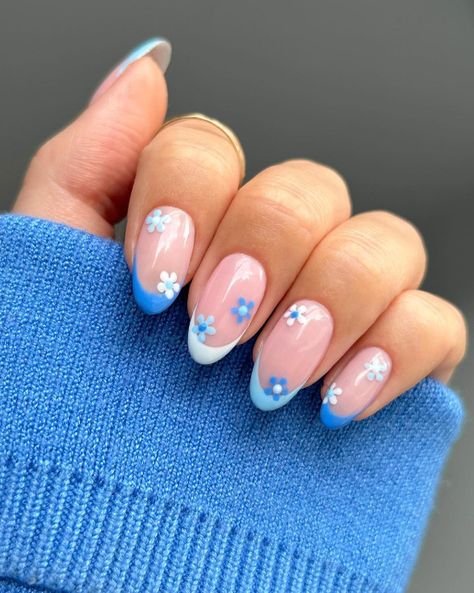 Gorgeous neon designs, rainbow designs, elegant designs of various small flowers, these lovely mani designs enrich your creative arsenal. #summernailsalmondshape #summernails2023short #summernails November Nails, Tree Nails, Cute Simple Nails, Spring Acrylic Nails, Simple Gel Nails, Summery Nails, Her Nails, Cute Gel Nails, Nagel Inspo