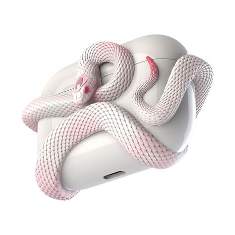 Snake cases🐍 Get yourself one in the bio⚡️ #snake #case #airpodcases Pink Airpods, Cute Airpods Case, Airpods Pro2, Early Halloween, Apple Inc, Hollow Design, Airpod Case, Earphone Case, Apple Airpods