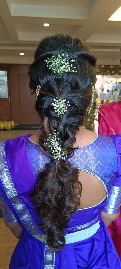 Short hair braids hairdo ideas with attachment of hair extensions @Glamistry_gayathri Hairdo Ideas, Short Hair Braids, Fish Cut, Engagement Hairstyles, Braided Hairdo, Hair Braids, Braids For Short Hair, Wedding Collection, Dress Design