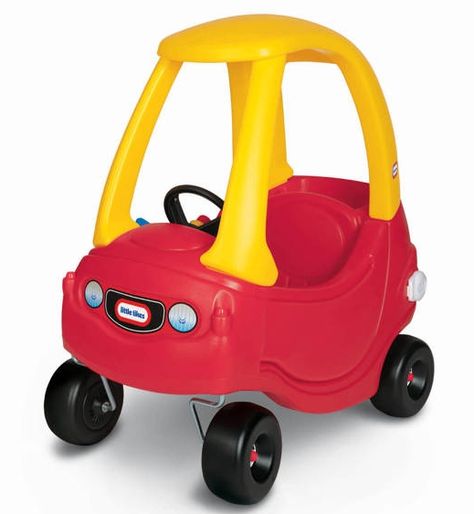 the little tyke red and yellow car. 2000s Toys, Best Toddler Toys, Yellow Car, Little Tikes, Smart Car, Ride On Toys, First Car, Yellow Painting, Old Toys