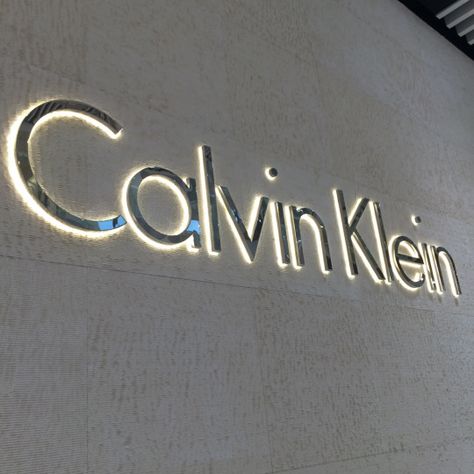 Calvin Klein Aesthetic, Calvin Klein Store, Vintage Calvin Klein, Luxe Life, Shop Till You Drop, Logo Sign, 로고 디자인, White Aesthetic, Metallic Logo