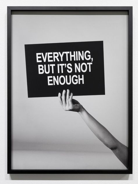 Everything, but it's not enough. New Lyrics, Anything For You, Saying No, Inspiration Board, A Sign, Enough Is Enough, The Words, Inspire Me, Make Me Smile