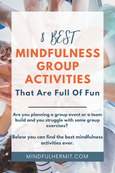 Are you planning a group event or a team build and you struggle with some group exercises? Perhaps, you chair a team meeting and you would like to entertained the team? Below you can find the best mindfulness activities ever. It is important that you have as much collaboration as possible in your team. Having a good team can boost the efficiency of your group activities. Team Meeting Activities, Teacher Team Building, Work Team Building Activities, Office Team Building, Group Activities For Adults, Team Bonding Activities, Retreat Activities, Work Team Building, Corporate Team Building Activities