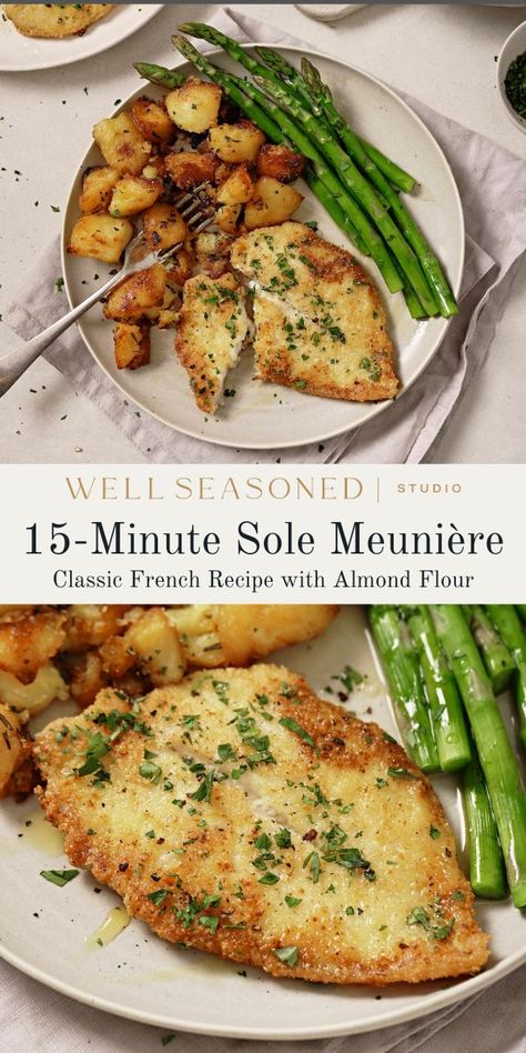 Sole Fish Recipes, Fish Filet Recipes, Sole Fillet Recipes, Browned Butter Sauce, Gluten Free Fish Recipes, Fresh Fish Recipes, Sole Recipes, Filet Recipes, Sole Meuniere