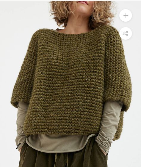 Strikkeopskrift Oversize Sweater, Wardrobe Colour, Pull Mohair, Knit Cardigan Pattern, Chunky Knitting Patterns, Chunky Knitting, Knitted Wit, How To Purl Knit, Vest Pattern