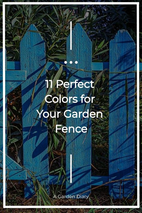 Are you eager to explore the perfect hue that can turn your garden fence into a peaceful sanctuary? Uncover the ideal color that will bring serenity and beauty to your outdoor space. Find your inspiration and create a tranquil oasis right in your backyard. Picket Fence Color Ideas, Coloured Fence Ideas, Painted Picket Fence, Front Garden Fence Ideas, Green Fence Paint, White Fence Paint, Painted Gates, Fence Colors, Garden Fence Paint