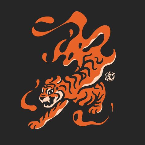 All Posts • Instagram Tiger Art Illustration, Tiger Illustration Design, Tiger Graphic Design, Digital Illustration Art, Chinese New Year 2022, Tiger Drawing, Tiger Illustration, 2022 Year, Tiger Logo