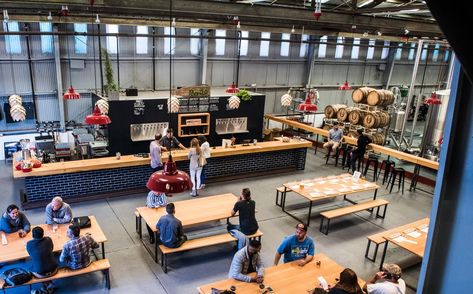 SF brewery to open South Bay taproom, debut natural wine program Taproom Design, Brewery Interior Design, Brewery Interior, Brewery Decor, Restaurant Floor Plan, Brewery Taproom, Pub Interior, Community Table, Home Brewery