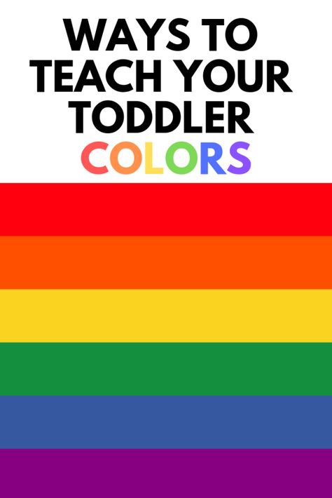 How To Teach Colors To Preschoolers, How To Teach Toddlers Colors, How To Teach Colors, Colour Crafts For Toddlers, Colors Toddlers Activities, Colors Activities For Toddlers, Colors Preschool Activities, Teaching Colors To Toddlers, Teaching Kids Colors