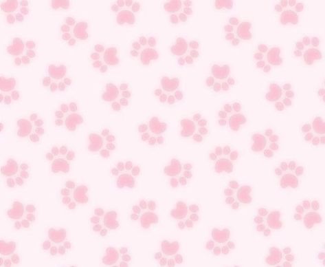 Puppycore Background, Puppy Space, Paw Wallpaper, Pastel Quotes, Cat Brain, Pet Spaces, Soft Pink Theme, Pink Paws, Pink Texture