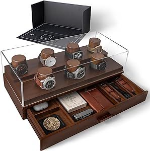 Watch Display Case, Mens Watch Box, Watch Organizer, Wooden Watches For Men, Watch Storage Box, Watch Holder, Premium Watches, Watch Storage, Watch Display