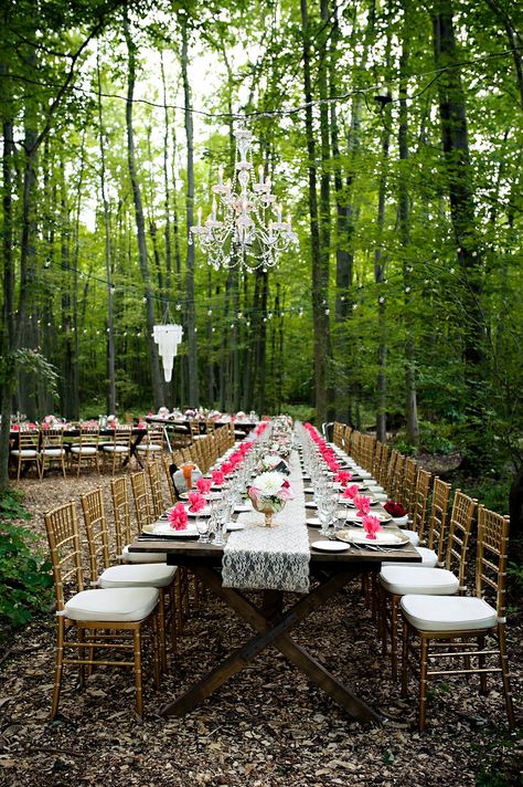 Magical Forest Fairytale Wedding in Ontario #magicalforestwedding #forestweddingreception #forestfairytalewedding #weddingintheforest #enchantedforestwedding Whimsical Woodland Wedding, Magical Forest Wedding, Martha Weddings, Whimsical Woodland, Enchanted Forest Wedding, Forest Light, Outdoor Wedding Reception, Outdoor Reception, Outdoor Weddings