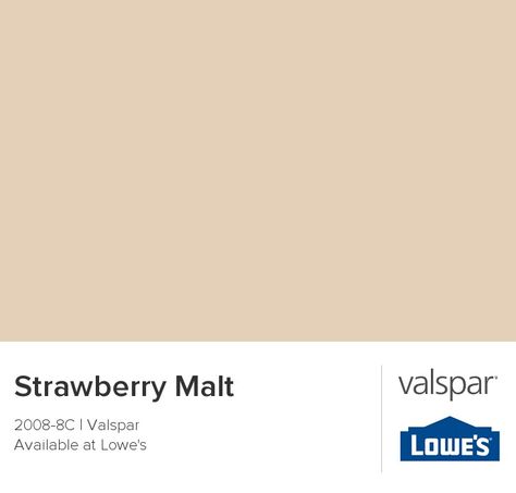 Strawberry Malt - downstairs half bath paint color. Beautiful soft blush on the walls. Valspar Paint Colors, Pink Paint Colors, Living Colors, Valspar Paint, Champagne Pink, Perfect Paint Color, Color Chip, Sea Spray, Pink Paint