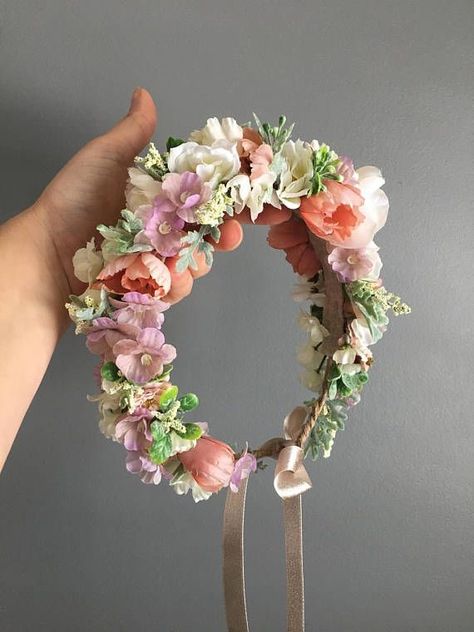 Newborn Crown, Wedding Flower Jewelry, Săpunuri Handmade, Accent Flowers, Baby Flower Crown, Bridal Halo, Diy Flower Crown, Flowers And Greenery, Flower Crown Headband